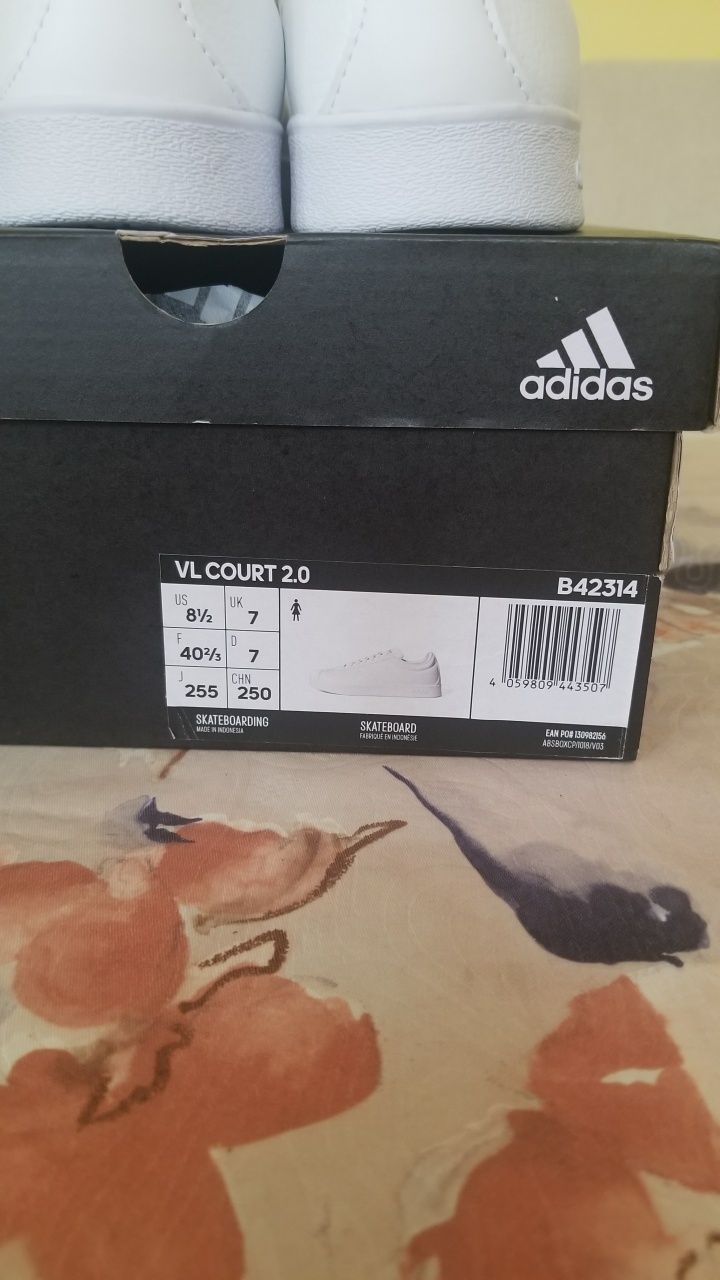 Маратонки Adidas VL Court 2.0 White