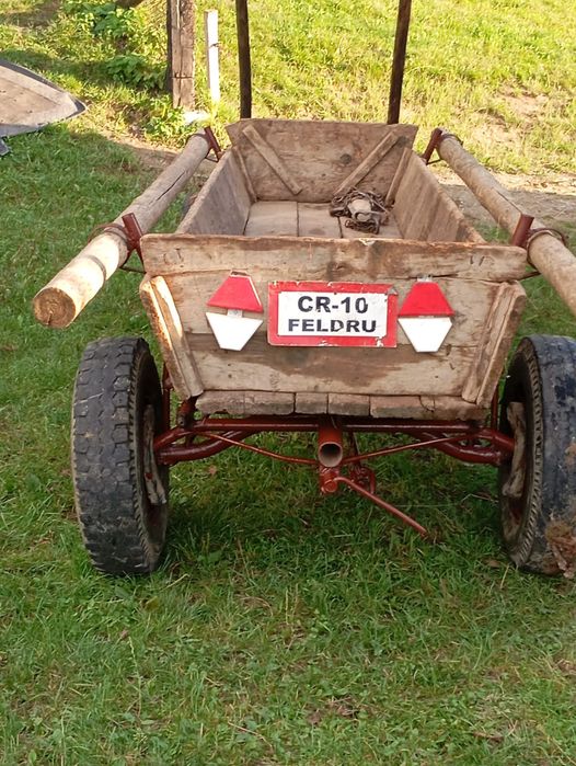 Vand cal de 4 ani , blând  tras , inclus în preț un straif (căruță )