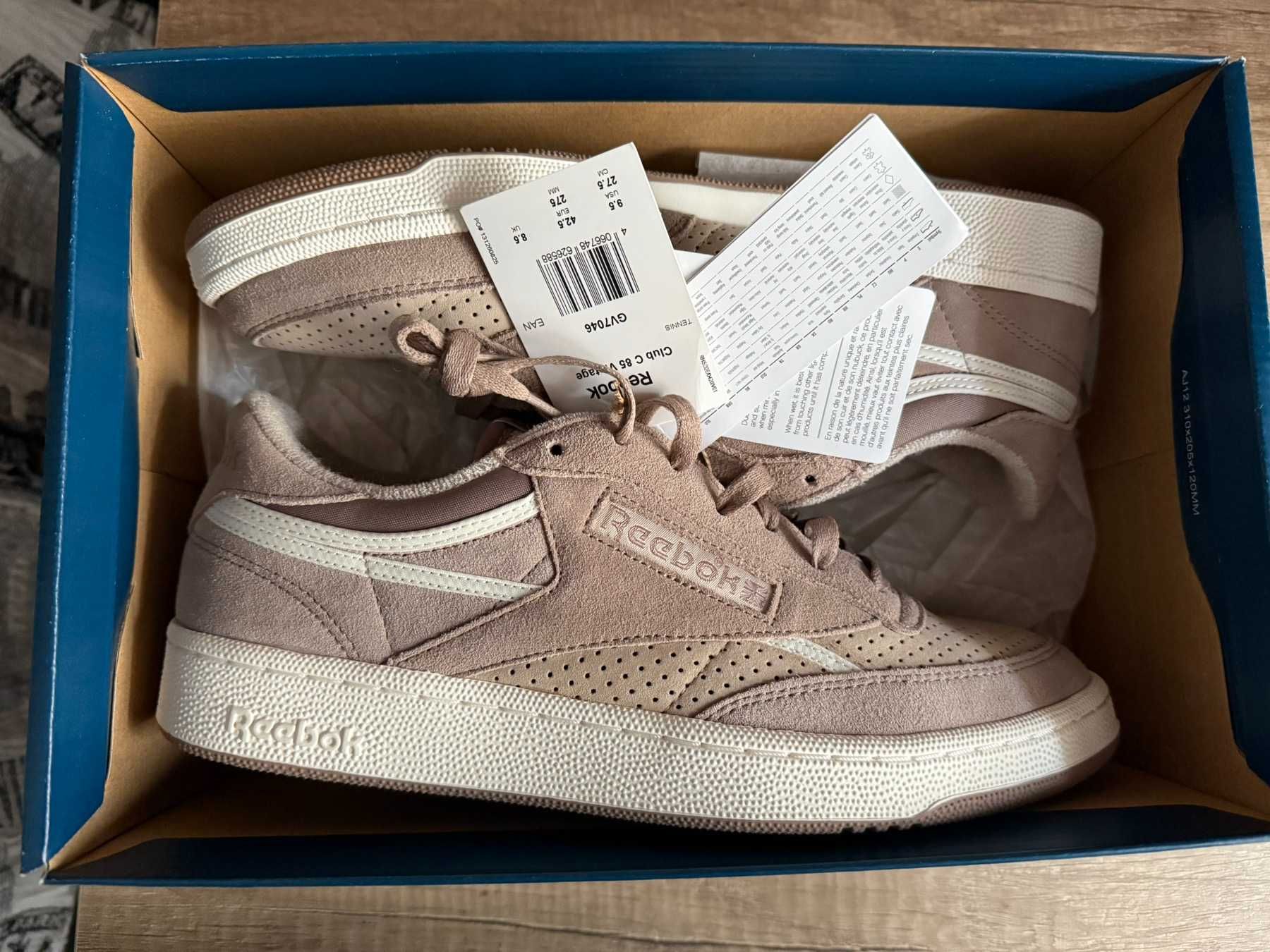 Чисто нови маратонки Reebok C85 Vintage - размер 42,5