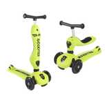 Trotineta 2in1 transformabila in tricicleta,ajustare3 dimensiuni,verde