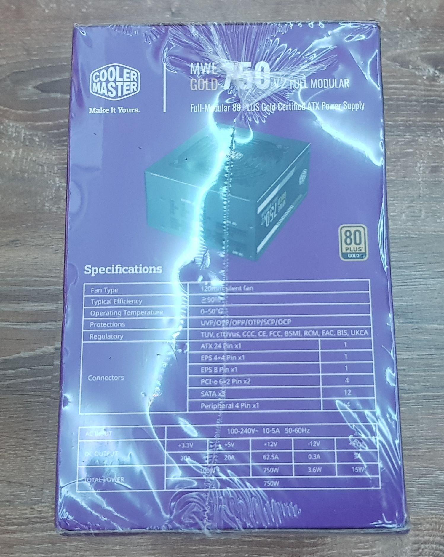 Компютърно Захранване Cooler Master MWE Gold V2 750W