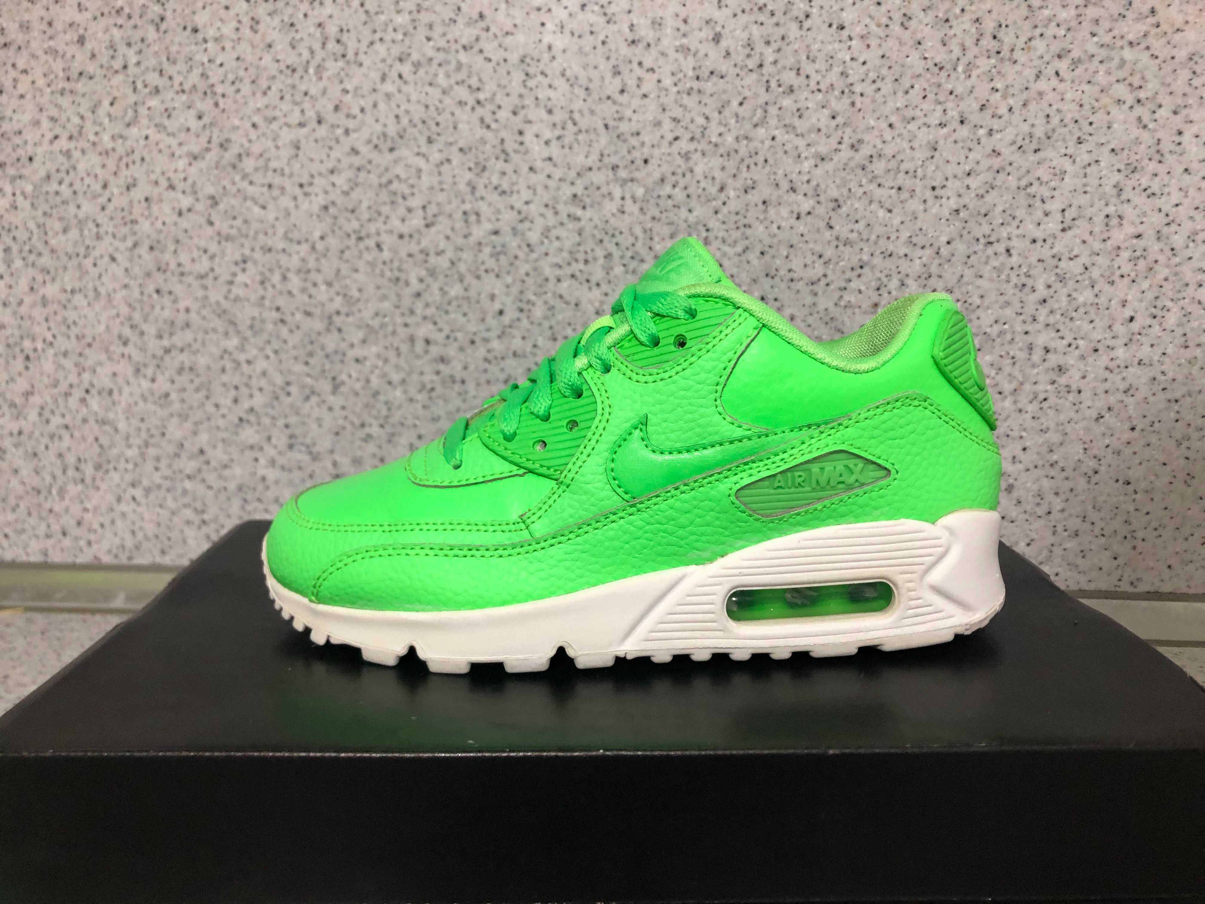 ОРИГИНАЛНИ *** Nike Air Max 90 Leather / Green White