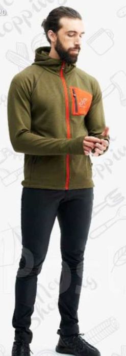 REVOLUTION RACE ILLUSION HOOD Мъжко Яке С Качулка Полар Туризъм Раз.М