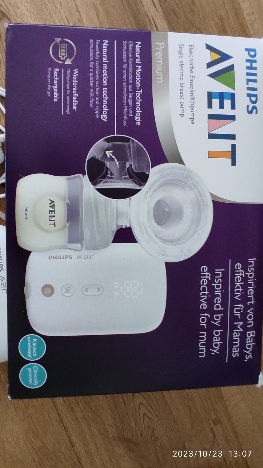 Philips Avent Natural Motion
Elektrische Einzelmilchpumpe