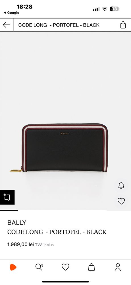 Vand portofel original Bally