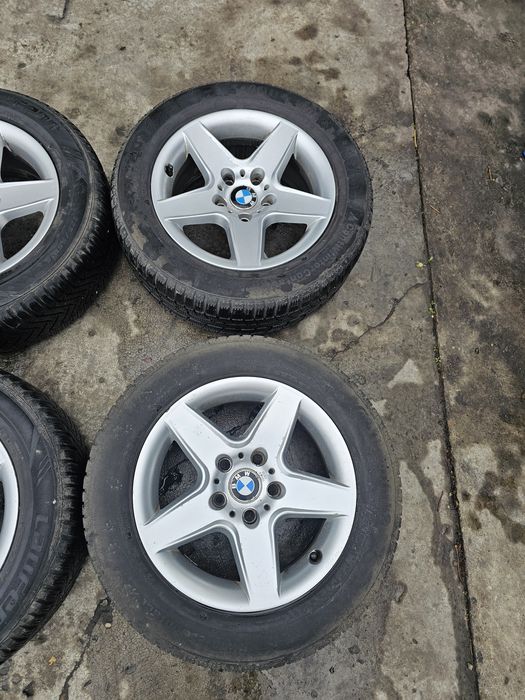 Jante 5x120 cu anvelope 225/55R16 M+S ET 18