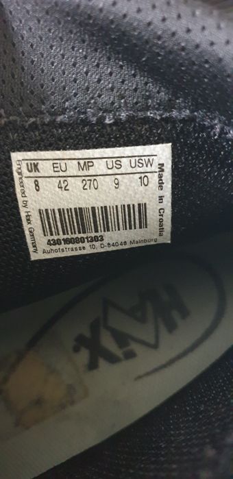 HAIX Black Eagle Tactical  42/27см UK 8 US 9 ОРИГИНАЛ! Мъжки Обувки!