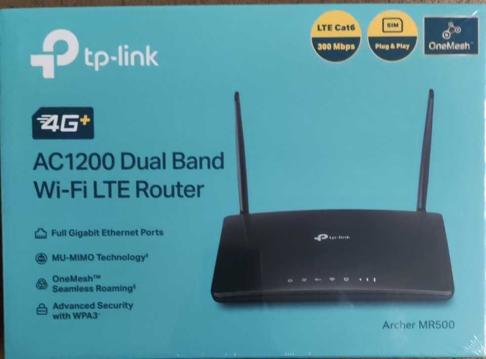 Router 4g Tp-link mr500 de ultimă generație cu SIM liber de retea