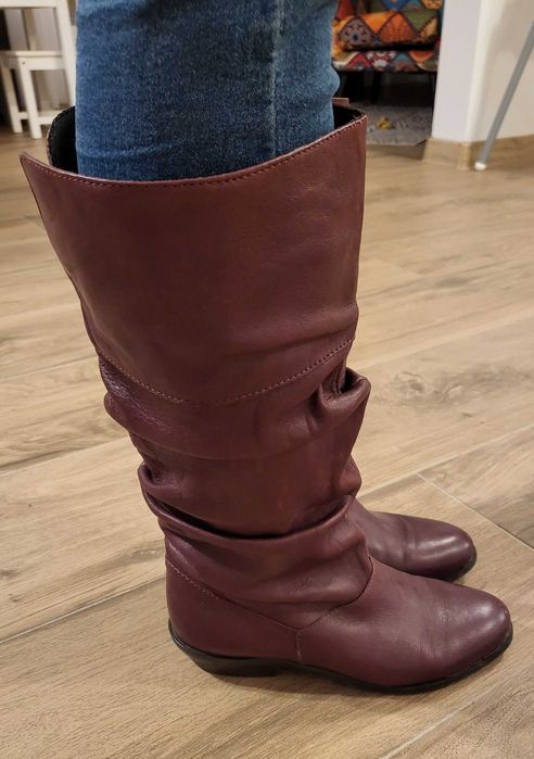 Cizme din piele pentru femei