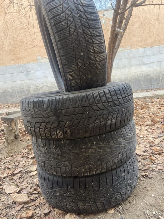 195/55 R16 зимние шипованные шины, производство Финландия, в хорошем