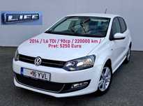 Polo LIFE 2014, 1.6 TDi, Climatronic, Navi, Scaune încălzite