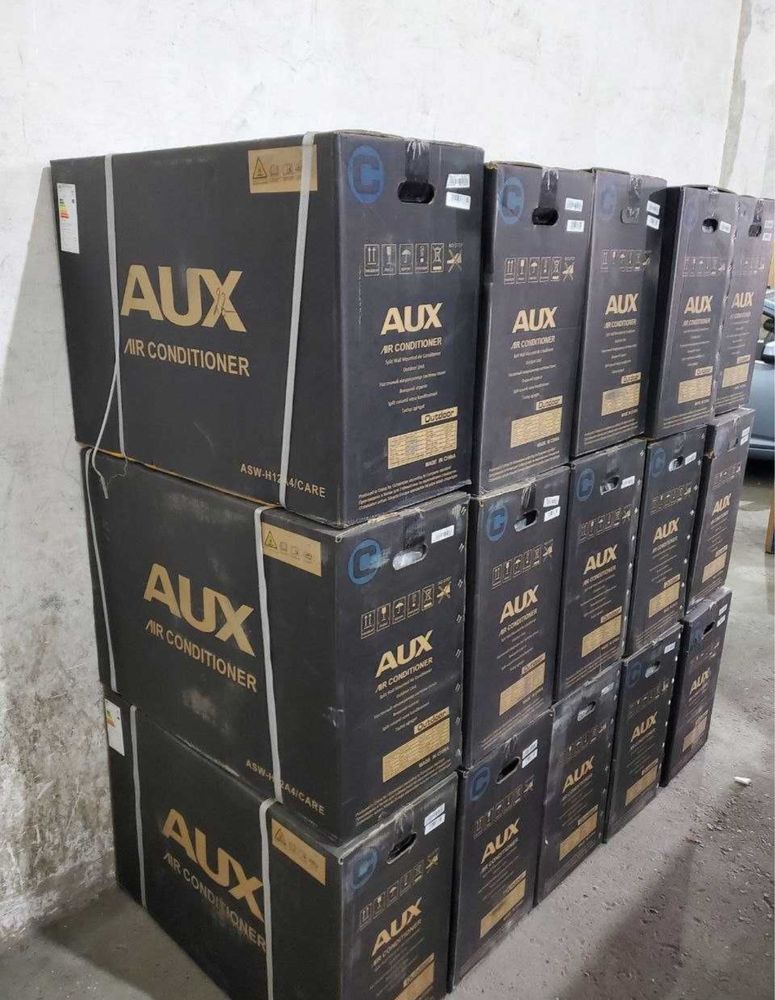 Aux Кондиционер 12/18 Inverter + Ten Со склада Доставка бесплатно