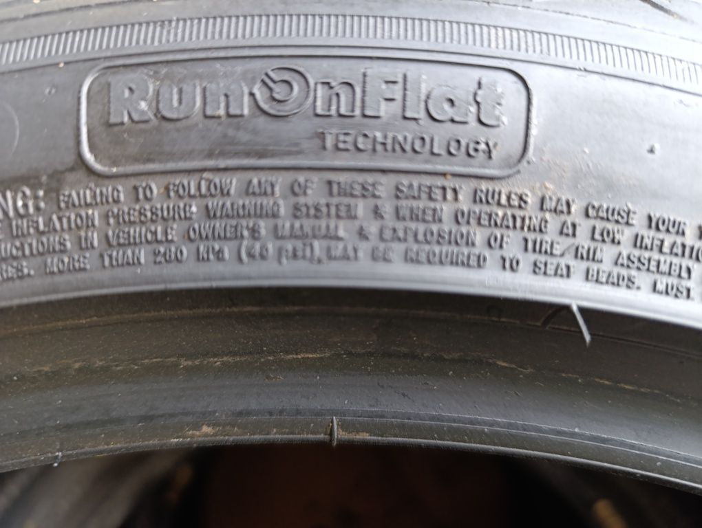 Două anvelope de vara 255 40 18 Goodyear Runflat