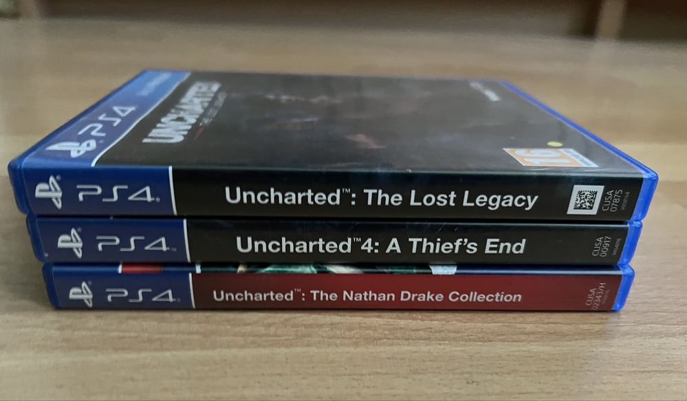 Игри Uncharted 1,2,3,4,5 за PS4 / PS5 Колекция