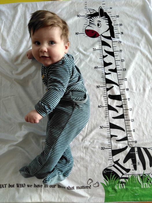 Pătură foto bebe baby milestone