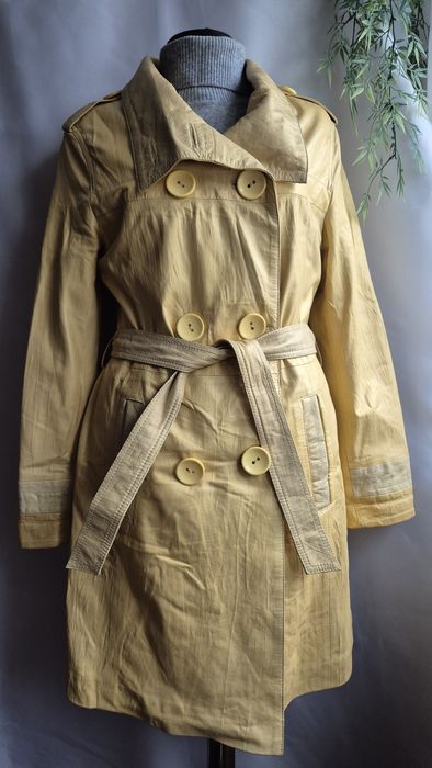 Pardesiu/trench piele naturala nr.M