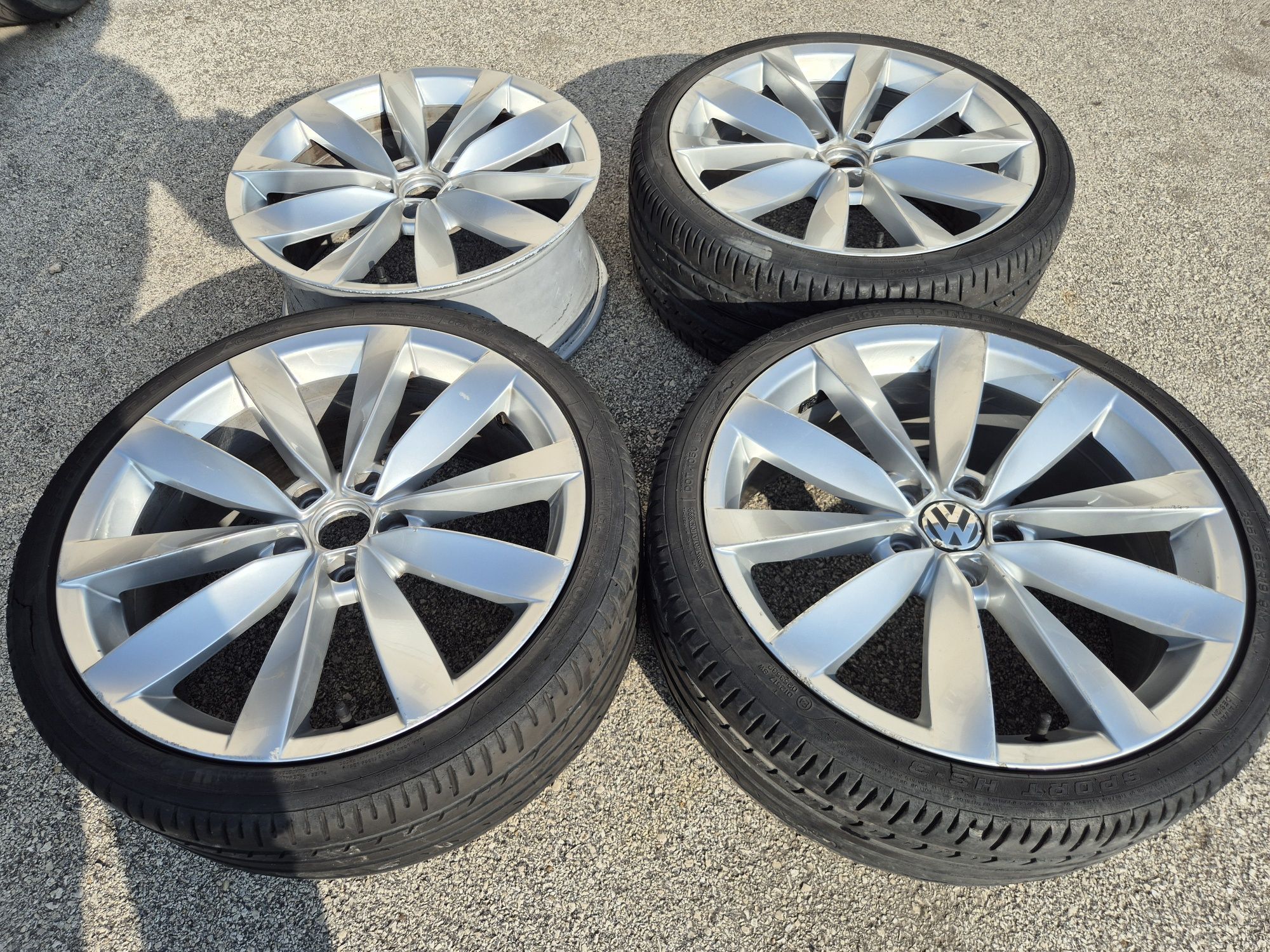 5х112/19 с гуми VW Passat CC Arteon Skoda 5x112/19 Фолксваген Шкода
