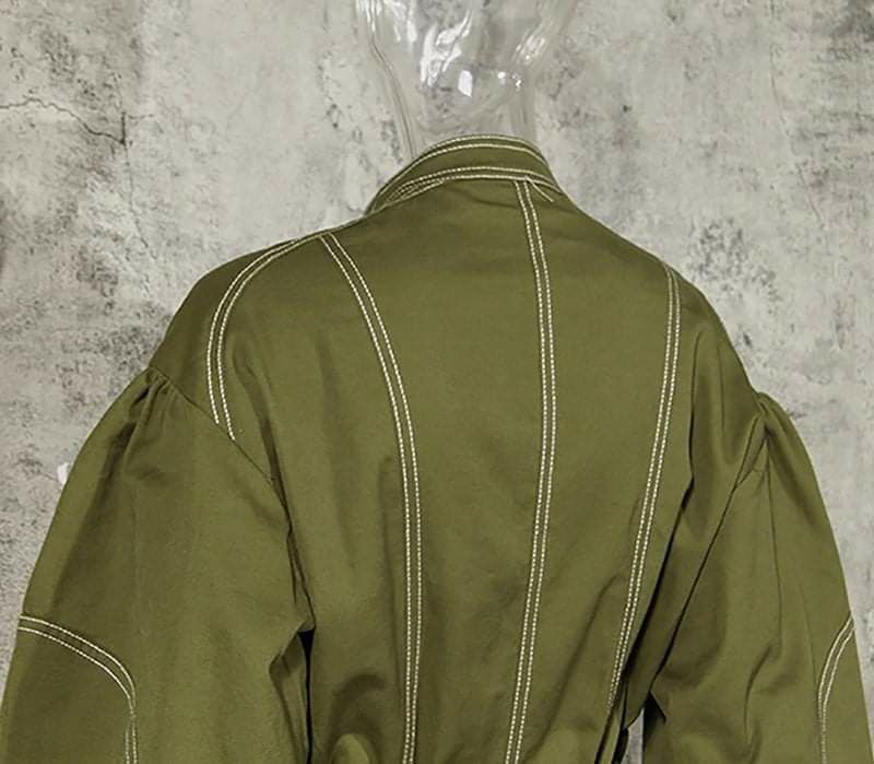 Salopeta de Blugi, Aviator Kaki Dama