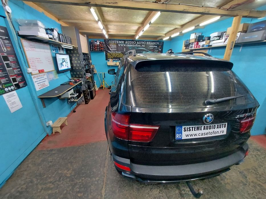 Montaj Navigație Android Casetofon Camera Statie Bass Difuzoare Auto