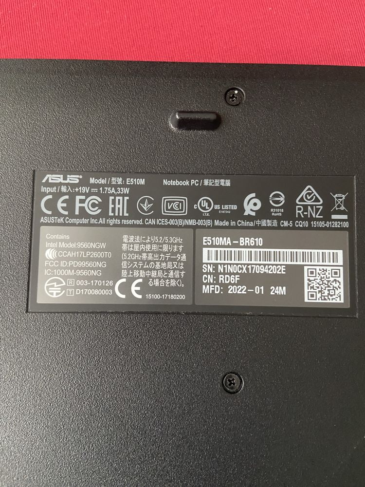 Laptop Asus E510MAB