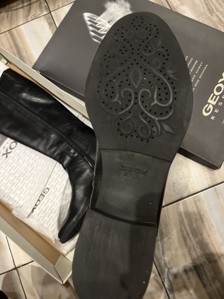 Geox ботуши, естествена кожа