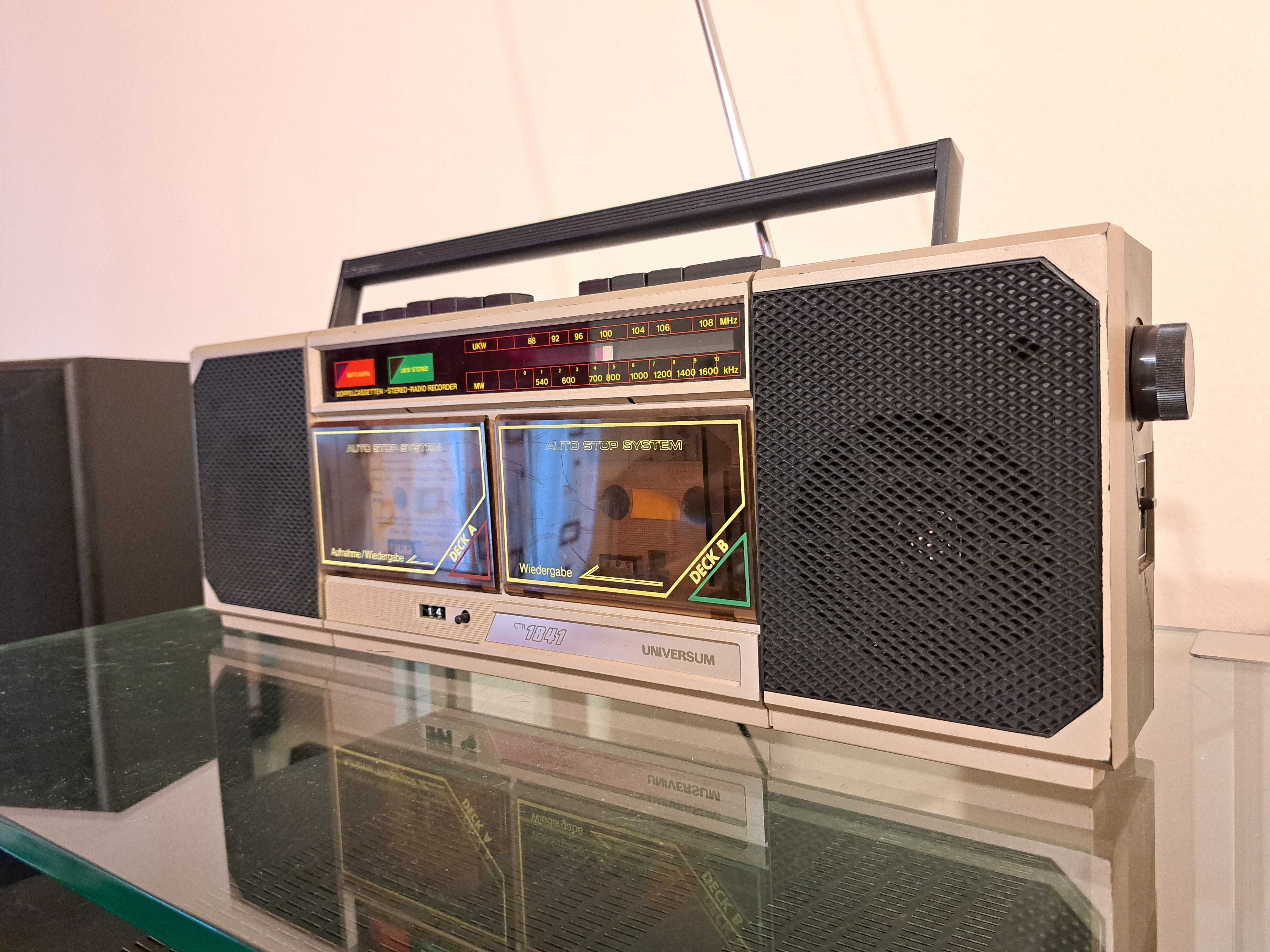 Boombox Dublu radio casetofon Universum CTR-1841