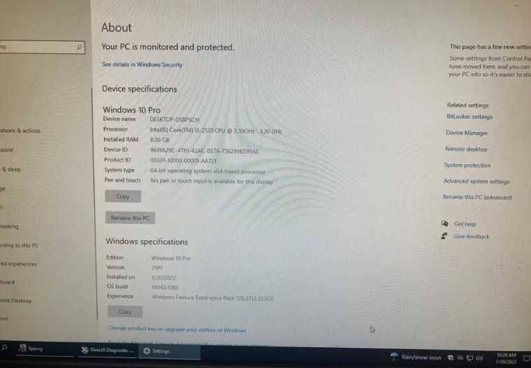 Sistem Desktop HP Pro 3400 MT Intel i3-2120 ;8 GB RAM