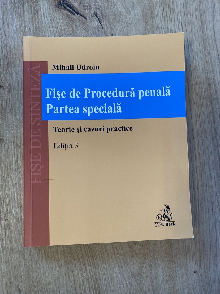 Fișe de procedura penală partea specială, M. Udroiu