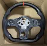 Volan Sport Carbon + Piele Perforată pentru VW