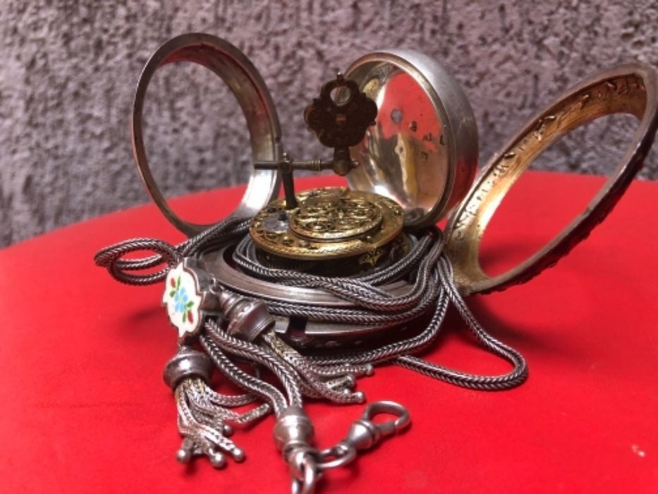 Джобен часовник на големия майстор William Clarke от 1700 г.