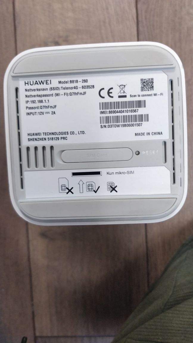 Router SIM HUAWEI CPE B818-263 LTE 4G, Dual Band, Gigabit, LTE CAT19