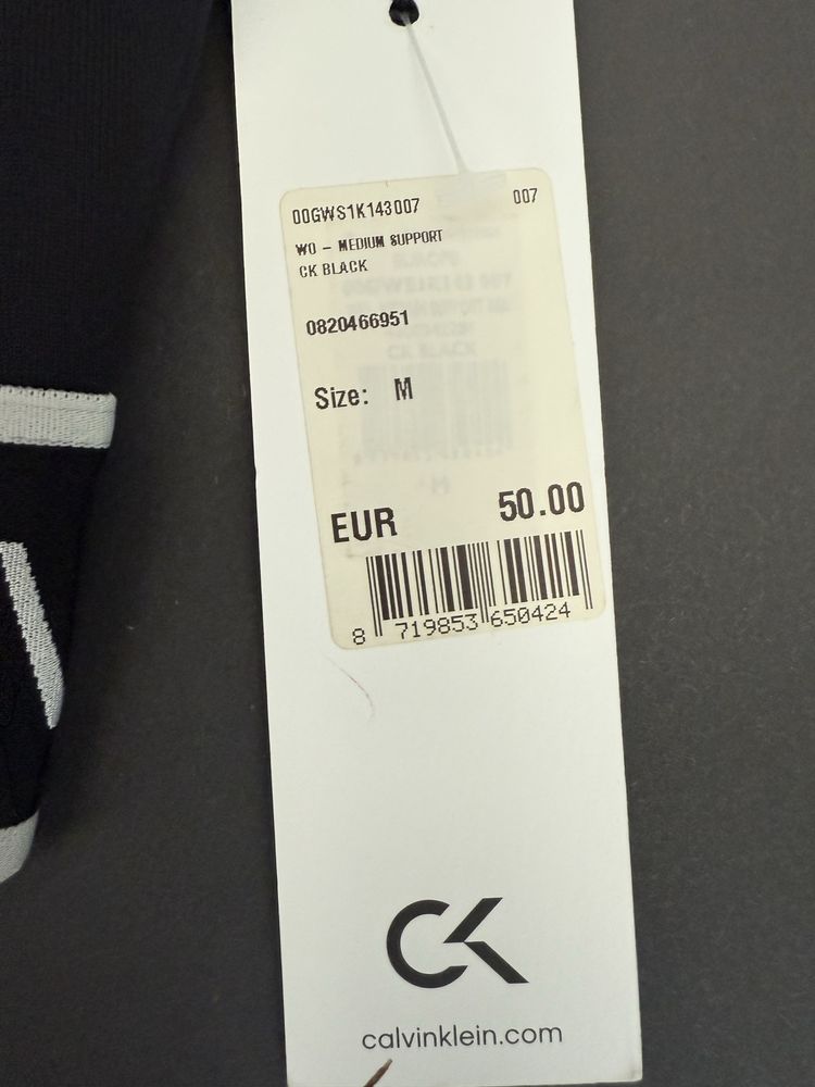 Черно спортно бюстие Calvin Klein /M/