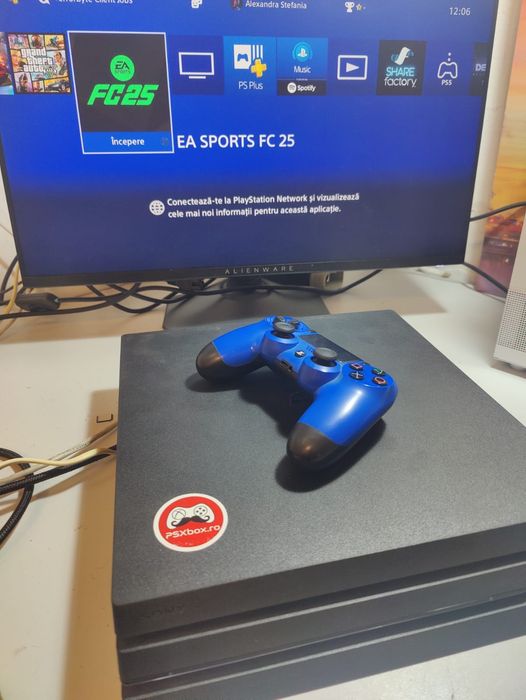 Consola jocuri Sony Playstation 4 Pro 1TB + Controller PS4 + JOCURI