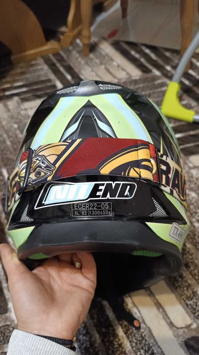 Casca motocros si ochelari