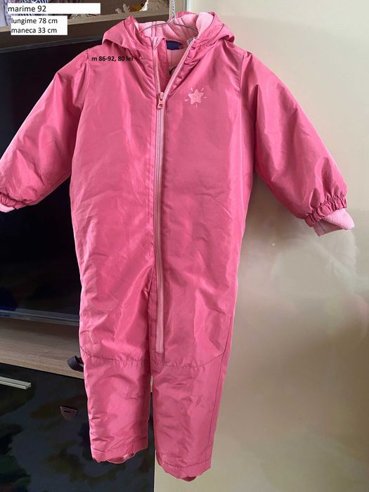 Overall salopeta copii marime 86-92 polar impermeabila  iarna zapada