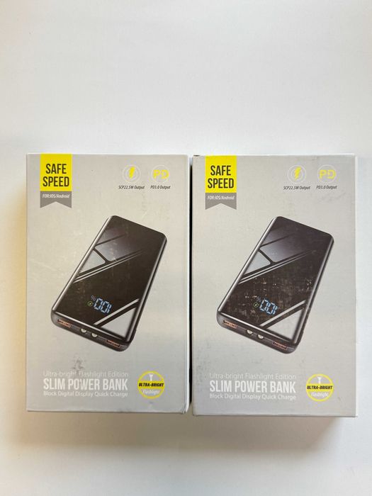 Baterie externa Safe speed slim power bank 20000mah
