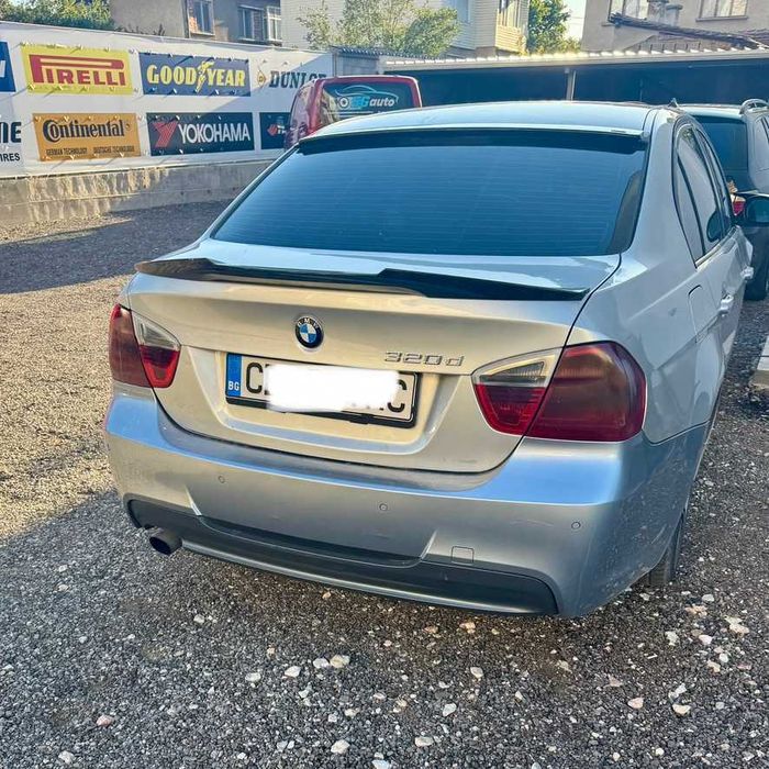 Лип спойлер Psm за Bmw E90 Псм стил - (2005–2011), черен, бмв добавка