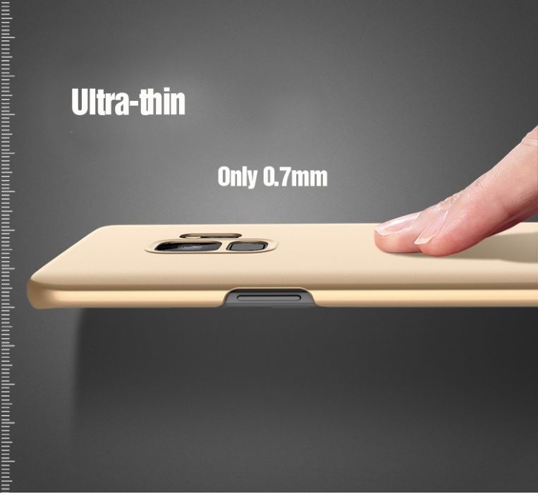 Thin Fit ултра тънък твърд мат кейс Samsung Galaxy S9, S9+, A8, S10