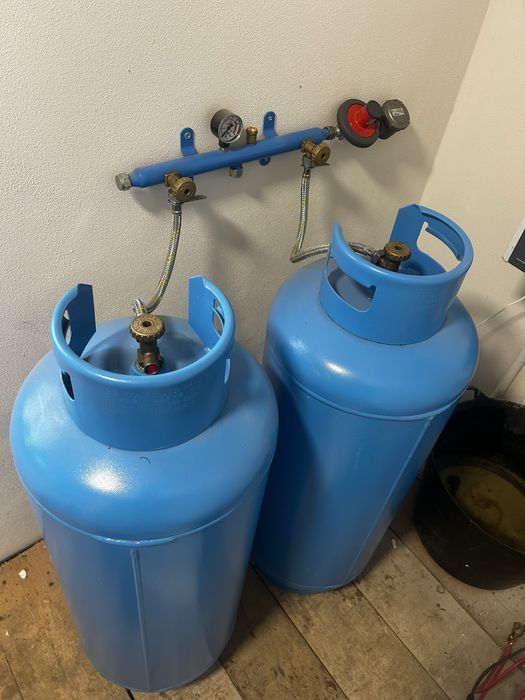 Butelii de gaz 80L+ centralina complecta