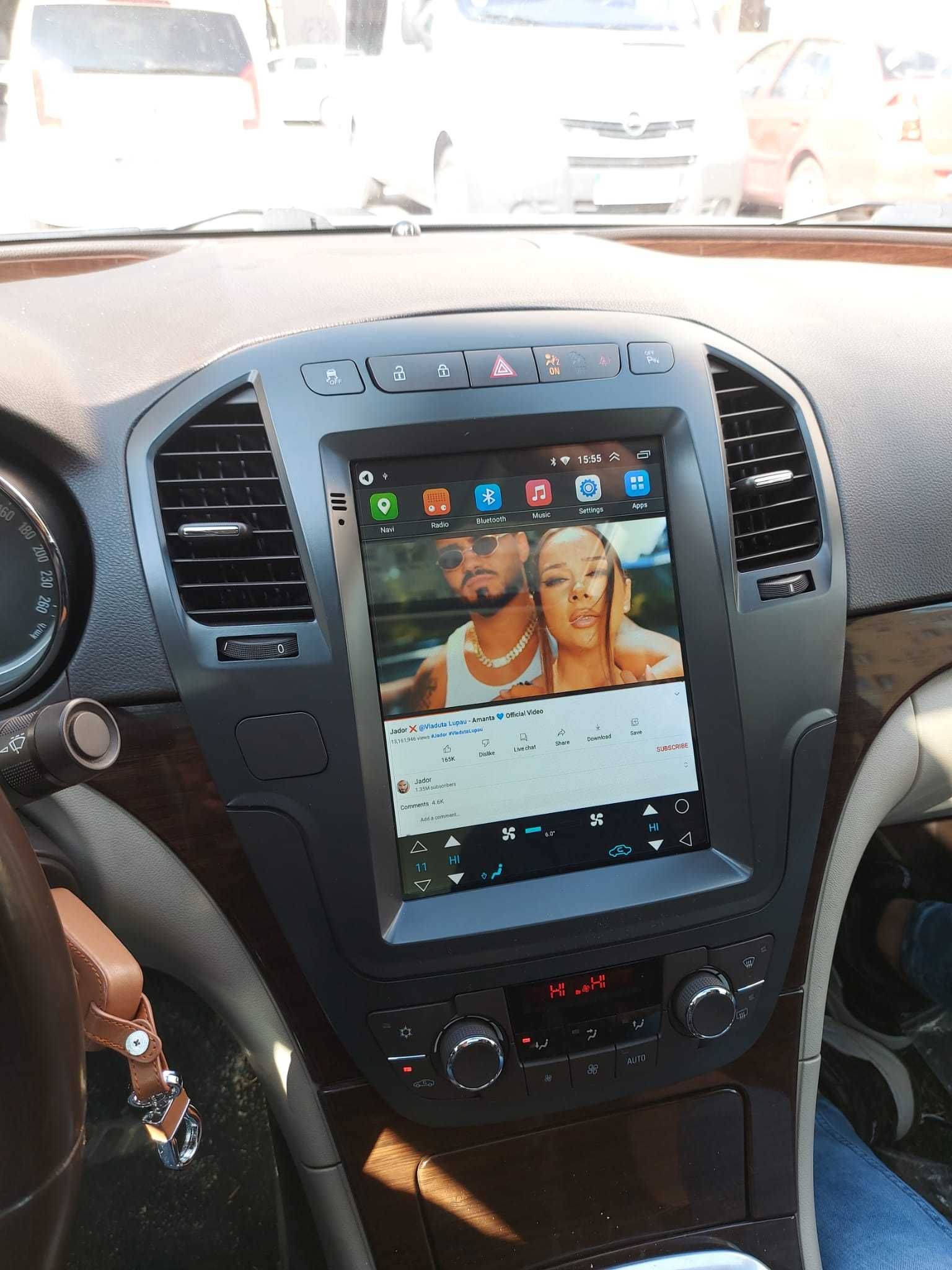 Navigatie Android Tesla Opel Insignia Waze YouTube GPS BT USB