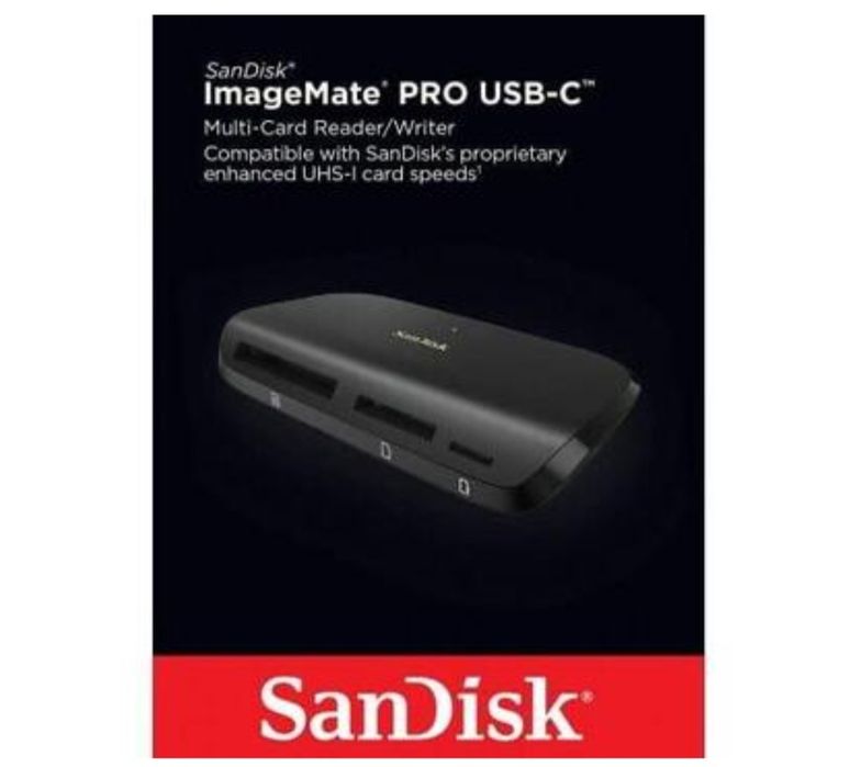 Card reader Sandisk IMAGEMATE PRO card reader Black USB-C