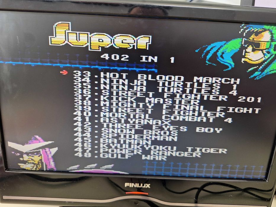 402 jocuri caseta discheta galbena clasica cu jocuri pentru consola TV