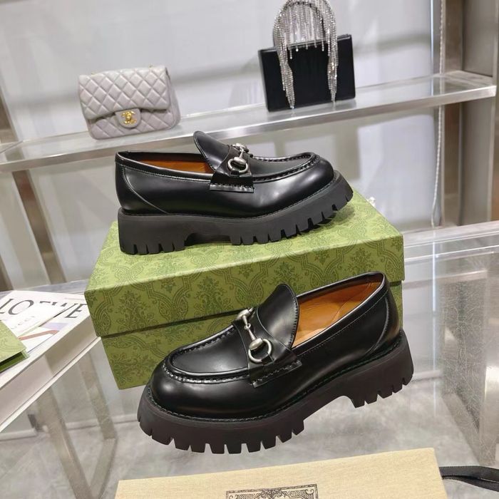Gucci Monolith leather loafers / top quality -37