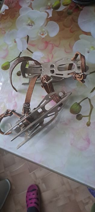 Коньки на обувь раздвижные