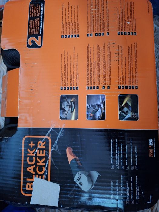 Чисто нов ъглошлайф Black&Decker KG1202K 1200W, 125mm, 11000 об/мин