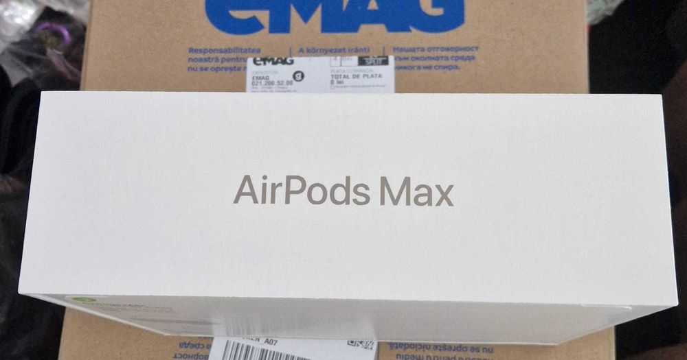 Căști Apple AirPods Max Starlight – noi, sigilate