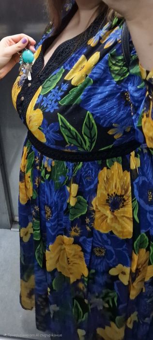 Рокля  на цветя xxl размер
