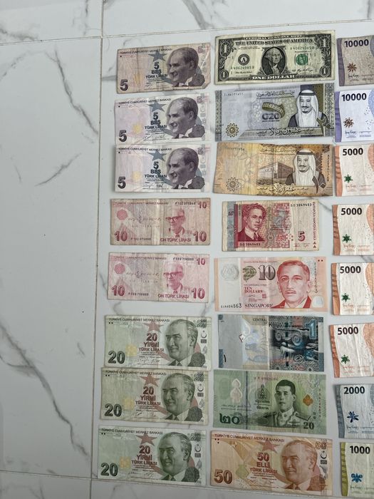 Bancnote diferite tari