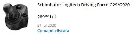 Schimbator de viteze Logitech