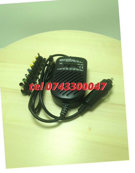 Incarcator Universal Pentru Laptop Pentru Auto Alimentare La 12v
